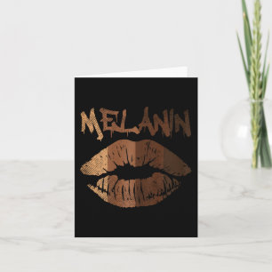 Lip Kiss Blm Bhm Black History Afro Pride Women Gi Card