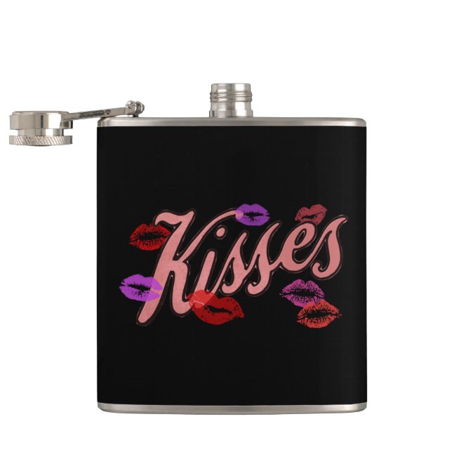 LIP KISSES  HIP FLASK (Opened)