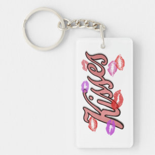 LIP KISSES KEY RING