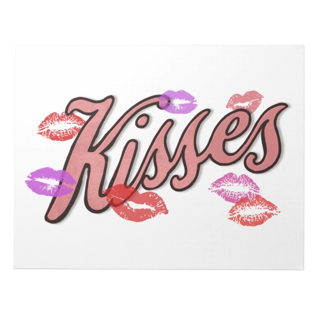 LIP KISSES  NOTEPAD (Front)
