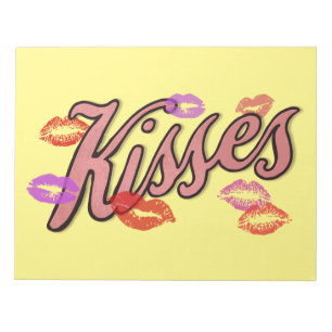 LIP KISSES NOTEPAD