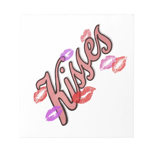 LIP KISSES  NOTEPAD (Front)