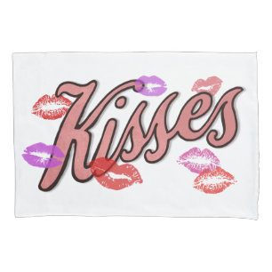 LIP KISSES  PILLOWCASE