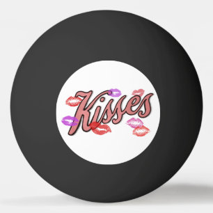 LIP KISSES PING PONG BALL
