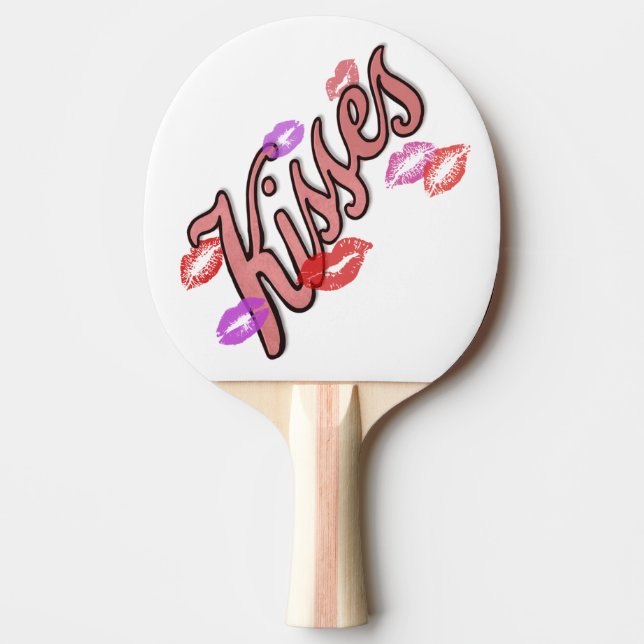 LIP KISSES  PING PONG PADDLE (Front)