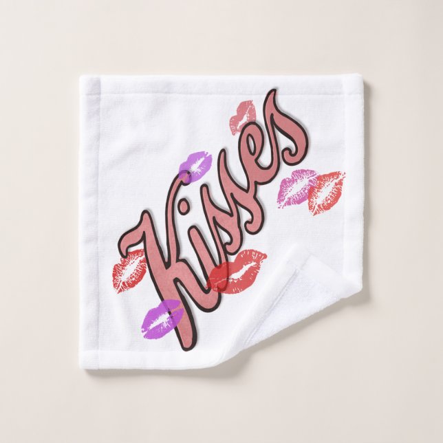 LIP KISSES  WASH CLOTH (Wash Cloth)