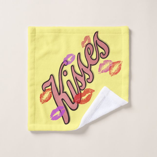 LIP KISSES  WASH CLOTH (Wash Cloth)