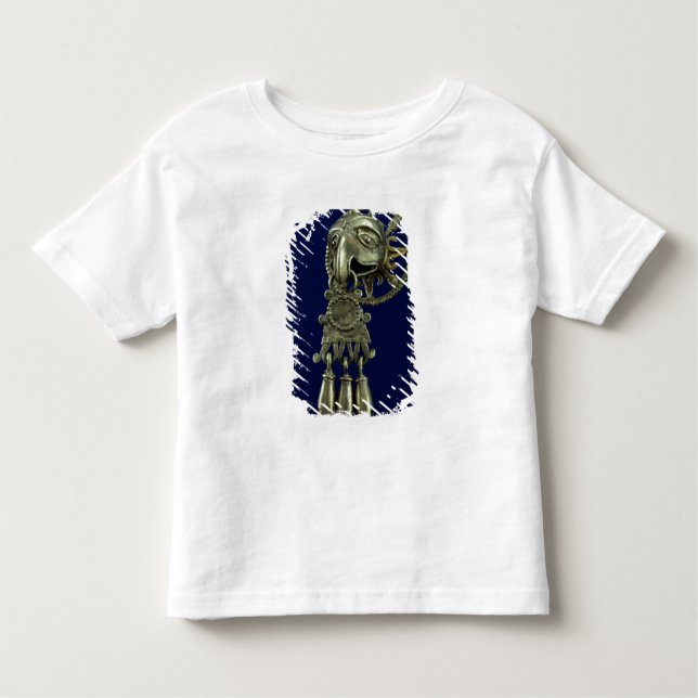 Lip plug of bird god toddler T-Shirt (Front)