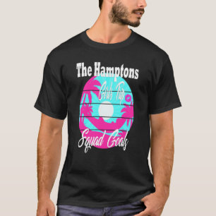 Lip Print Girls Trip The Hamptons Squad Goals Vaca T-Shirt