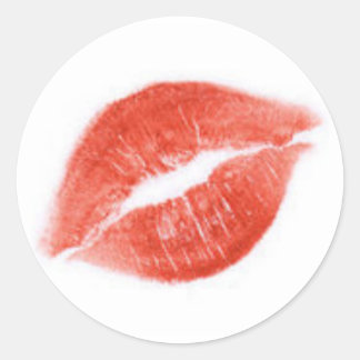 lip print lipstick kiss sticker