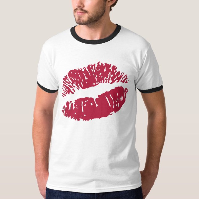 Lip Print Tshirt (Front)