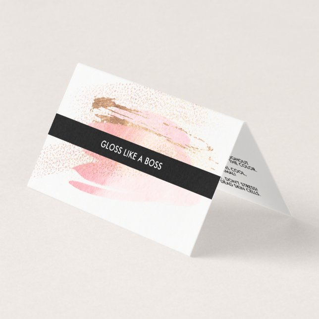 Lip Product Distributor Business Card (Front)