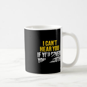 Lip Reading ASL Hand Gesture Deaf Hearing Loss Awa Coffee Mug