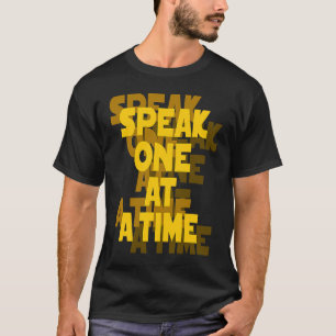 Lip Reading ASL Hand Gesture Deaf Hearing Loss Awa T-Shirt