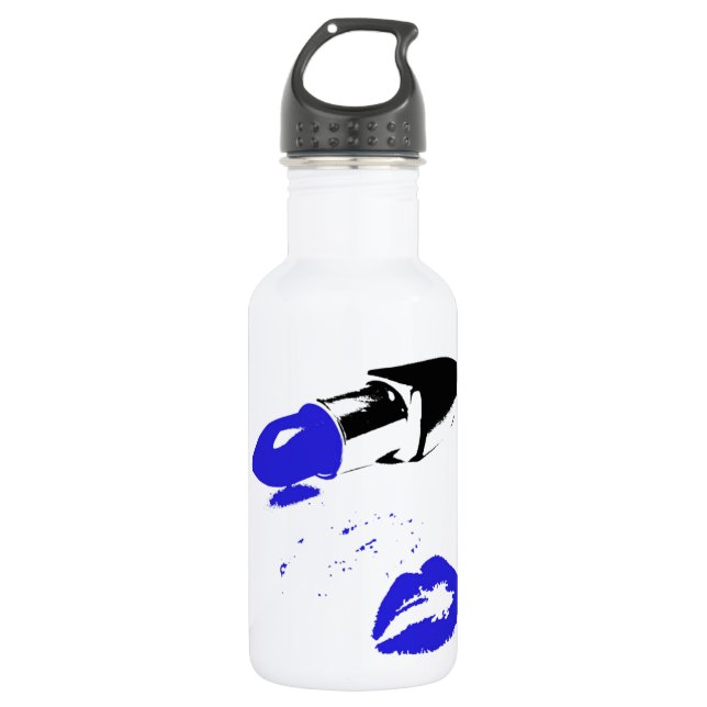 Lip Stick kiss 532 Ml Water Bottle (Front)