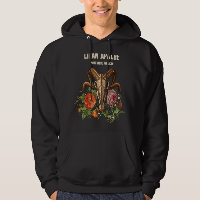 Lipan Apache American Indian Tribe Indigenous BOHO Hoodie (Front)