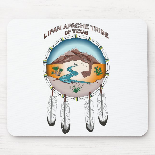 Lipan Apache Tribe of Texas Mousepad (Front)
