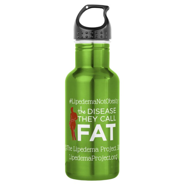 Lipedema  Not Obesity Water Bottle (Front)