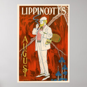 Lippincott's August Poster