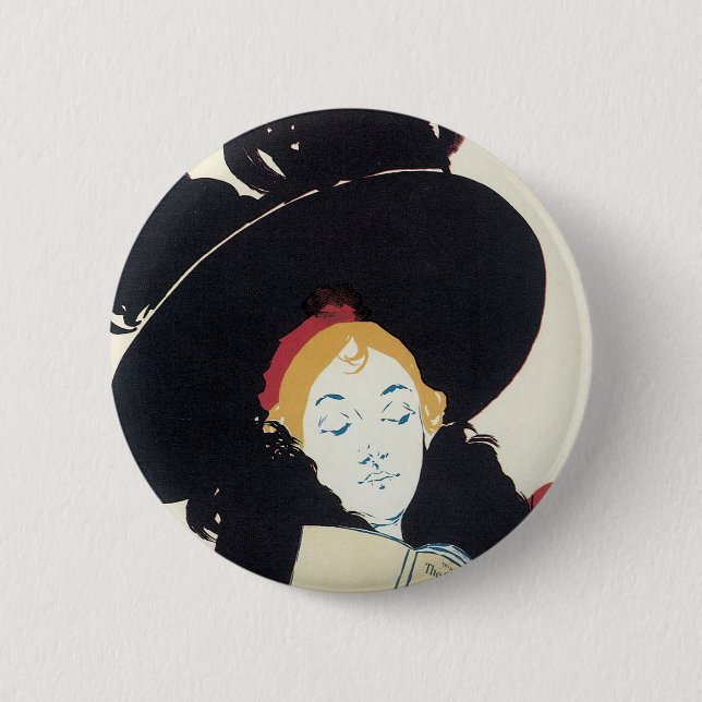 Lippincott's February 6 Cm Round Badge (Front)