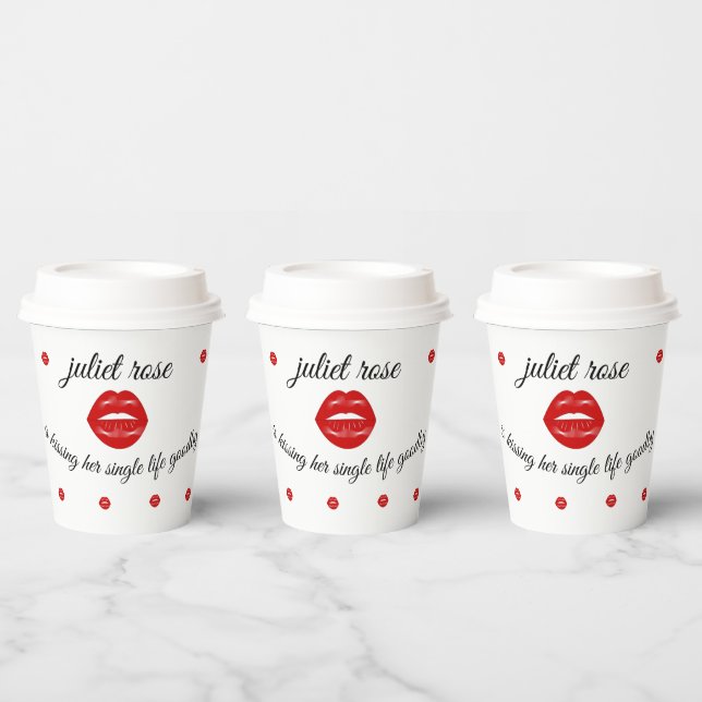 Lips Bachelorette Party Paper Cups (Multi)