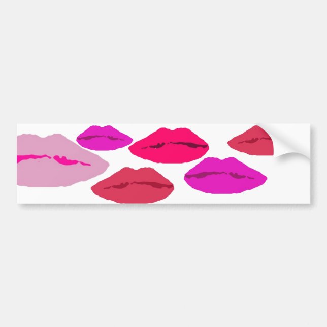 lips bumper sticker (Front)