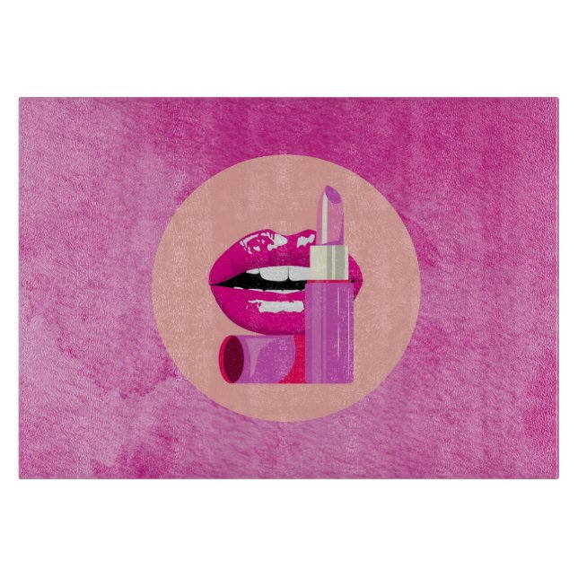 Lips Cutting Board (Front)