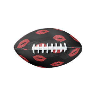 Lips Glitter Kisses Elegant Feminine Girly Makeup Football