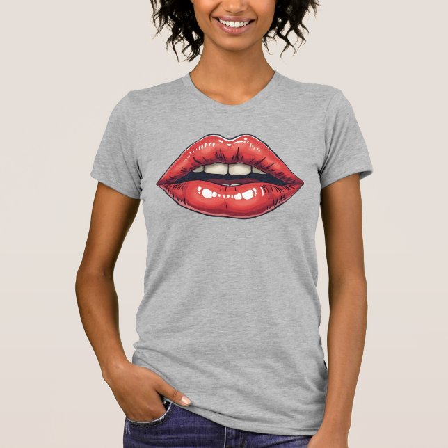 Lips hand drawn T-Shirt (Front)