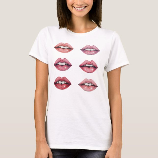 Lips hand drawn T-Shirt (Front)