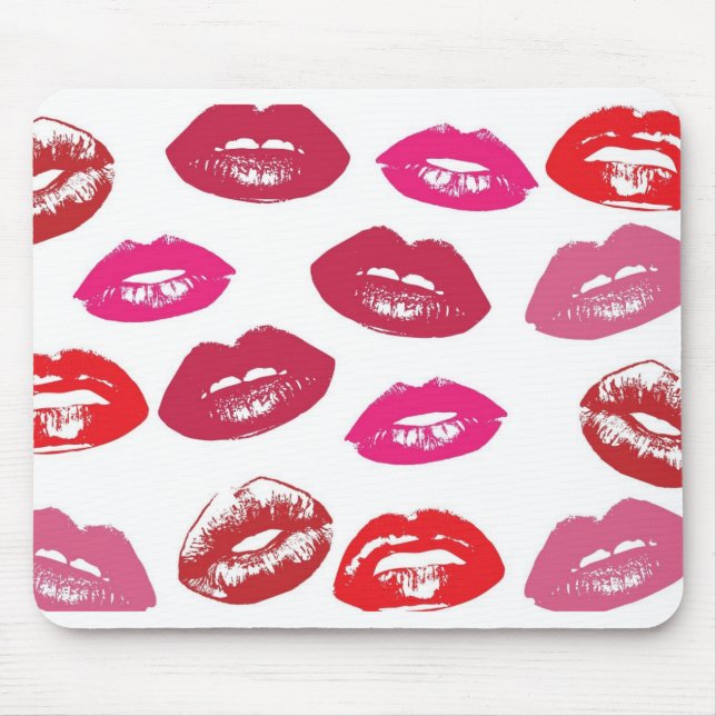 lips kiss mouse pad (Front)