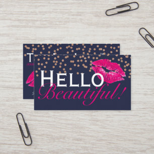 Lips / LipSense / MUA / Kiss Business Cards