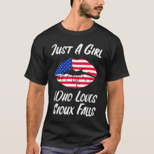 Lips Mouth Love American Flag Sioux Cases T-Shirt