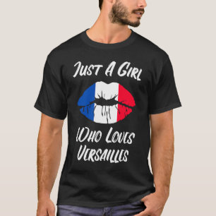 Lips Mouth Love French Flag Versailles T-Shirt