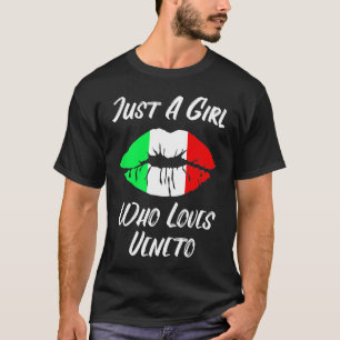 Lips Mouth Love Italian Flag Venetian T-Shirt