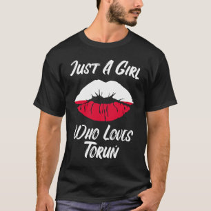 Lips Mouth Love Polish Flag Thorn T-Shirt