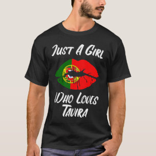 Lips Mouth Love Portuguese Flag Tavira T-Shirt