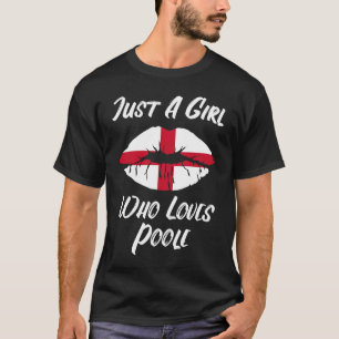 Lips Mouth Love Saint George's Cross Flag Pool T-Shirt