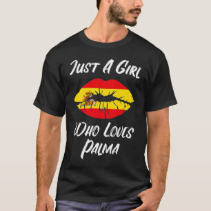 Lips Mouth Love Spanish Flag Palma T-Shirt