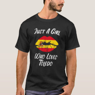 Lips Mouth Love Spanish Flag Toledo T-Shirt