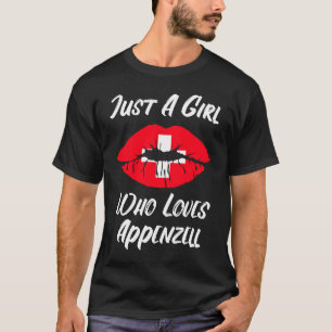 Lips Mouth Love Switzerland Flag Appenzell T-Shirt
