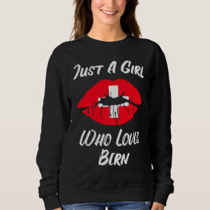 Lips Mouth Love Switzerland Flag Bern Sweatshirt