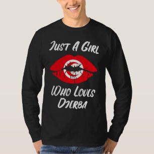 Lips Mouth Love Tunisian Flag Djerba T-Shirt