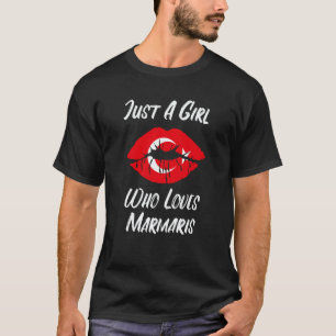 Lips Mouth Love Turkish Flag Marmaris T-Shirt