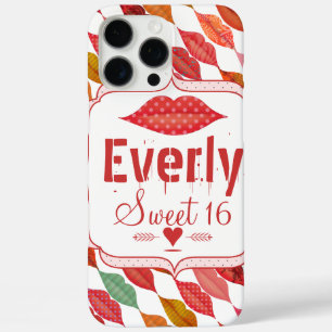 Lips Mrs. Hipster Vintage Retro Bride iPhone 16 Pro Max Case