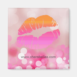 Lips n Lights Makeup Artist Salon Spa Beauty Magnet
