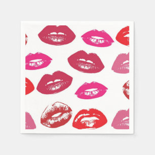 Lips Paper Napkin