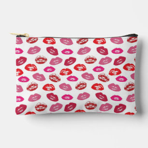 Lips Pattern Accessory Pouch