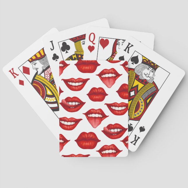 Lips Playing Cards (Back)