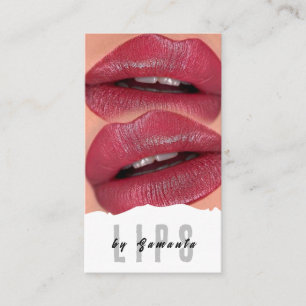 Lips PMU Microblading Henna Salon  Business Card